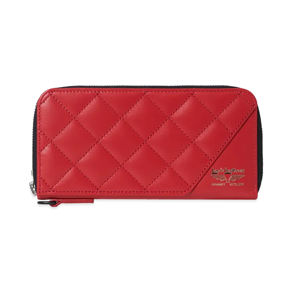 PORTER x Lewis Leathers Long Wallet "Red"