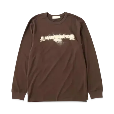 mastermind WORLD Sand Logo LS Tee "Brown"