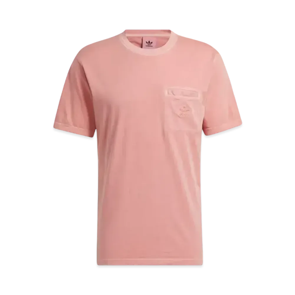 adidas Trefoil Essentials+ Dyed Pocket T-Shirt "Wonder Clay"