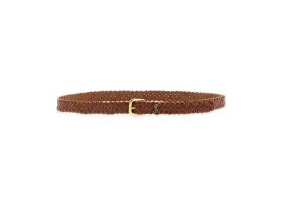 Saint Laurent 'Tiny Cassandre' Belt "Dkwetclay"
