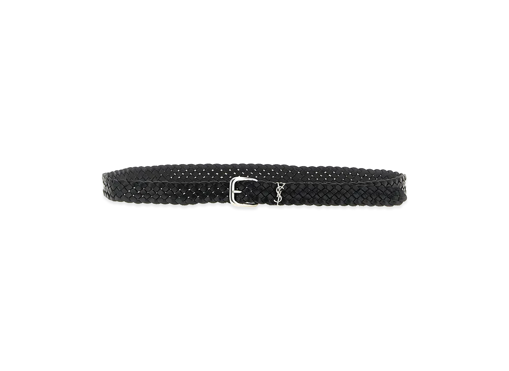 Saint Laurent Cassandre Belt "Black"
