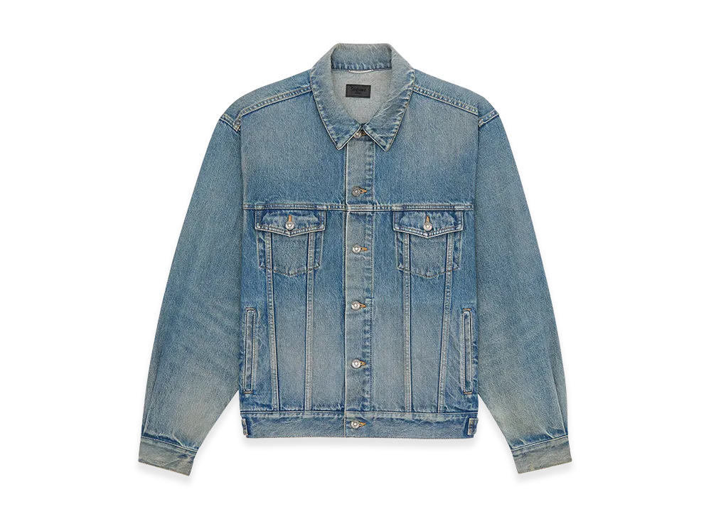 Saint Laurent 'Trucker' Jacket "Blue"