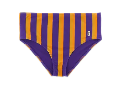 Saint Laurent Women's Striped Bikini Briefs "Multi"