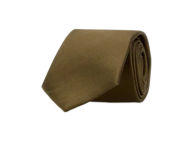 Saint Laurent Sage Satin Tie "Green"