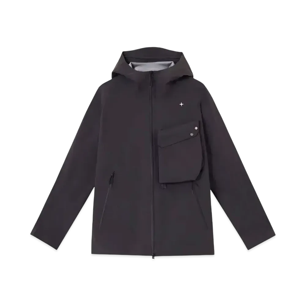 Stone Island Stellina 4100081 3L Gore-Tex Made With Bionic Polyester Face "Lead Gray"