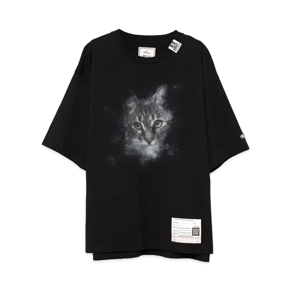 Maison MIHARA YASUHIRO Cat Printed T-shirt "Black"