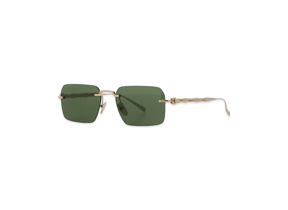 GUCCI Women's Metal Sunglasses "Gold"