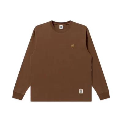 Blackeyepatch Small B Emblem L/S Tee "Brown"