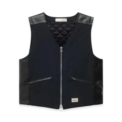 Stussy x Our Legacy Work Shop Vest "Black Nylon Cordura"