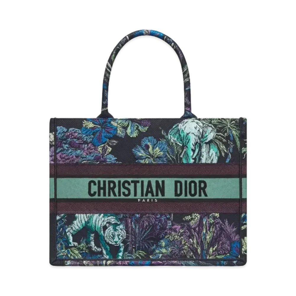 Dior Medium Dior Book Tote Toile De Jouy Voyage Embroidery "Multicolor"