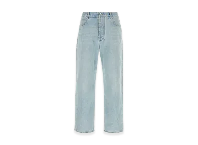 Bottega Veneta Sky Bleached Wide Leg Jeans "Denim"