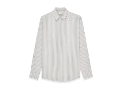 Saint Laurent Chemise_Slim_Col_Cla "Craie/Noir"