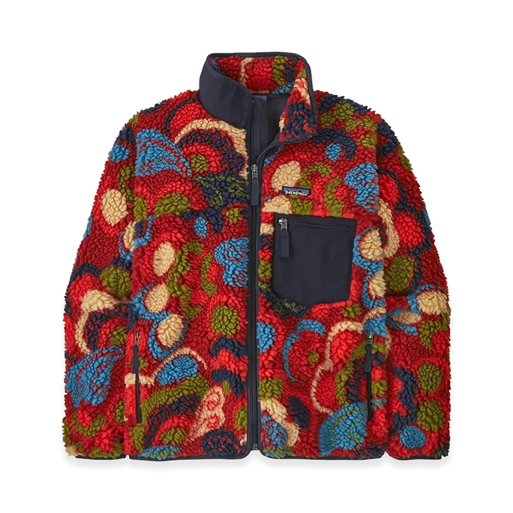 Patagonia Women's Classic Retro-X Jacket "River River/Amanita Red"