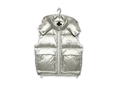 AMIRI Jacquard Down Gilet "White"