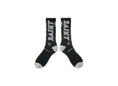 SAINT Mxxxxxx Socks Aint "Black/Gray"