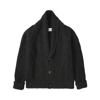 Maison Martin Margiela Line 14 Shawl Collar Wool Cardigan "Black"