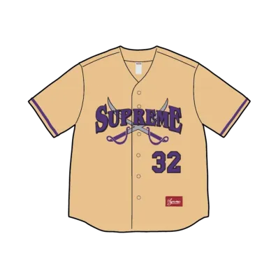 Supreme Swords Baseball Jersey "Gold"