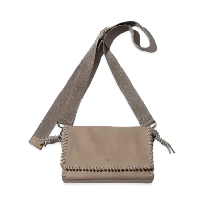 F/CE. Tech Leather Paracode Pouch "Sage Green"