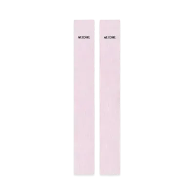 WE11DONE Leg Warmers "Light Pink"