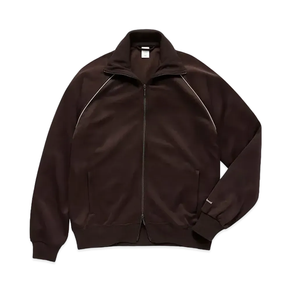 JJJJound Fan Tracksuit Top "Brown Tricot"
