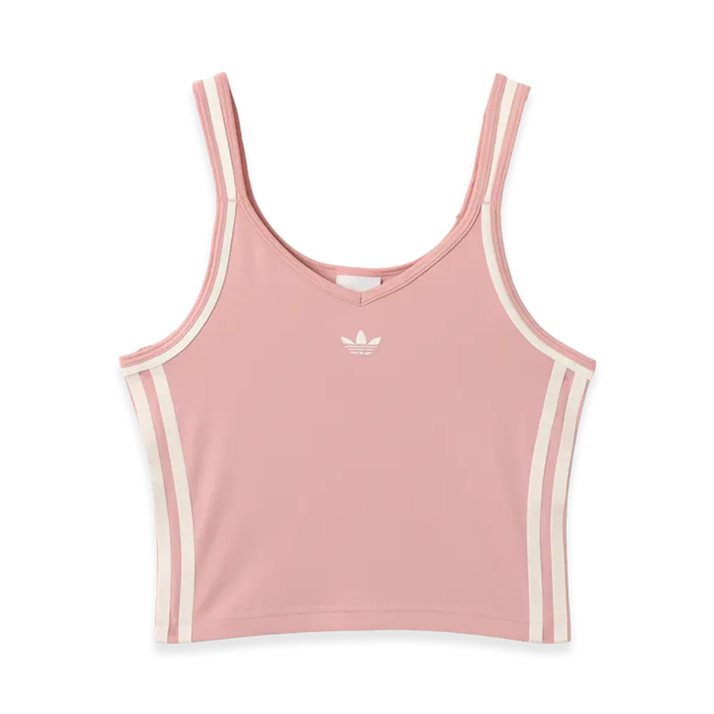 adidas Summer Glow Vintage Inspired Slim Tank Top "Pink"