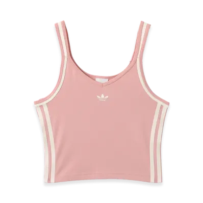 adidas Summer Glow Vintage Inspired Slim Tank Top "Pink"