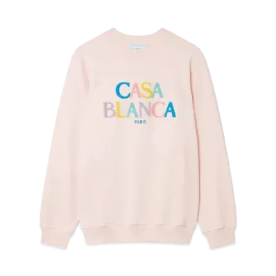Casablanca Stacked Logo Sweatshirt "Pink"