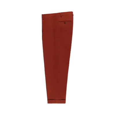WACKO MARIA Dormeuil / Pleated Trousers (Type-1) "Dark Orange"