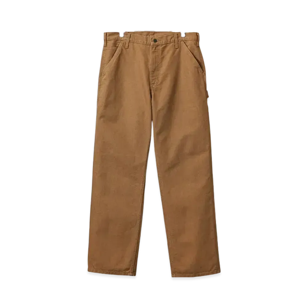 Carhartt WIP Loose Fit Washed Duck Utility Work Pants "Brown"