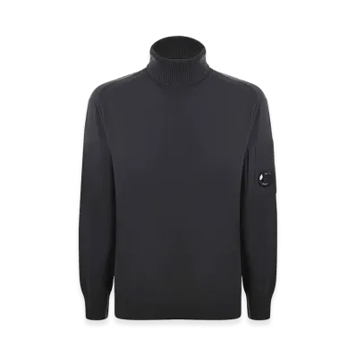 C.P. Company Wool Blend Turtleneck "Dark Grey"