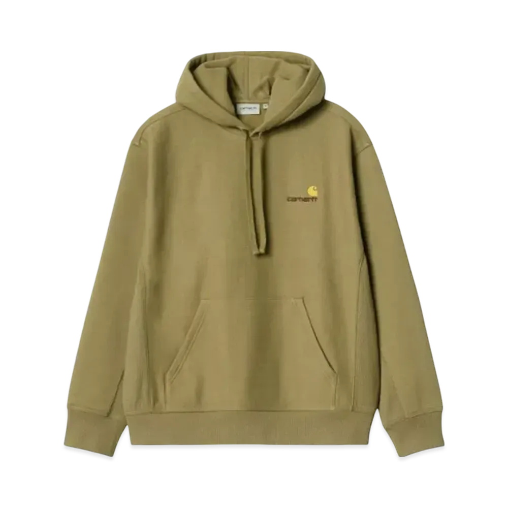 Carhartt WIP Hooded American Script Sweatshirt "Larch"