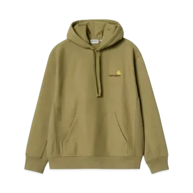 Carhartt WIP Hooded American Script Sweatshirt "Larch"
