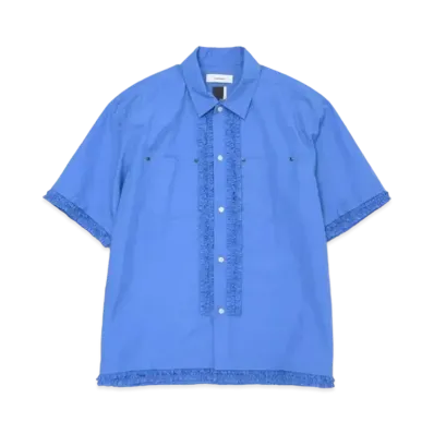 FACETASM Frill Short Sleeve Shirt "Light Blue"