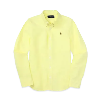 Polo Ralph Lauren Kids Cotton Oxford Shirt "Yellow"