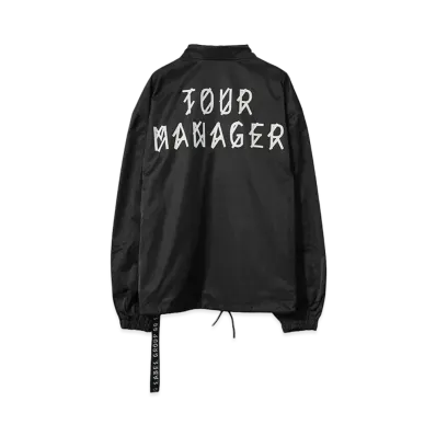 44 LABEL GROUP TOUR COACH JACKET "BLACK"
