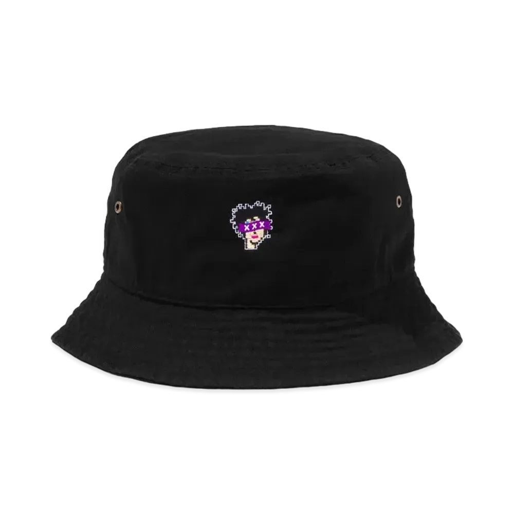 GOD SELECTION XXX Bucket Hat GX-A23-CTWHT-01 "Black"