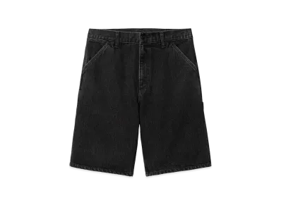 Carhartt WIP Single Knee Short "Black(Stone Washed)"