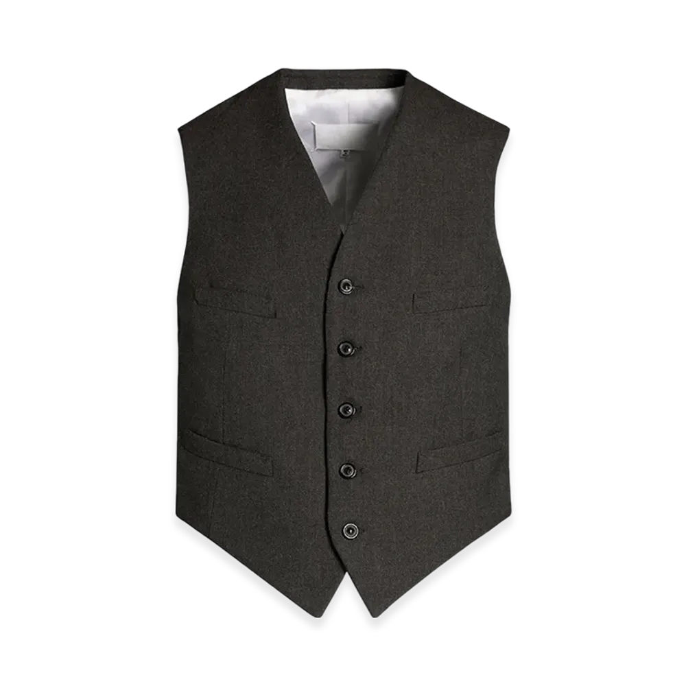 Maison Margiela Wool Waistcoat "Brown"