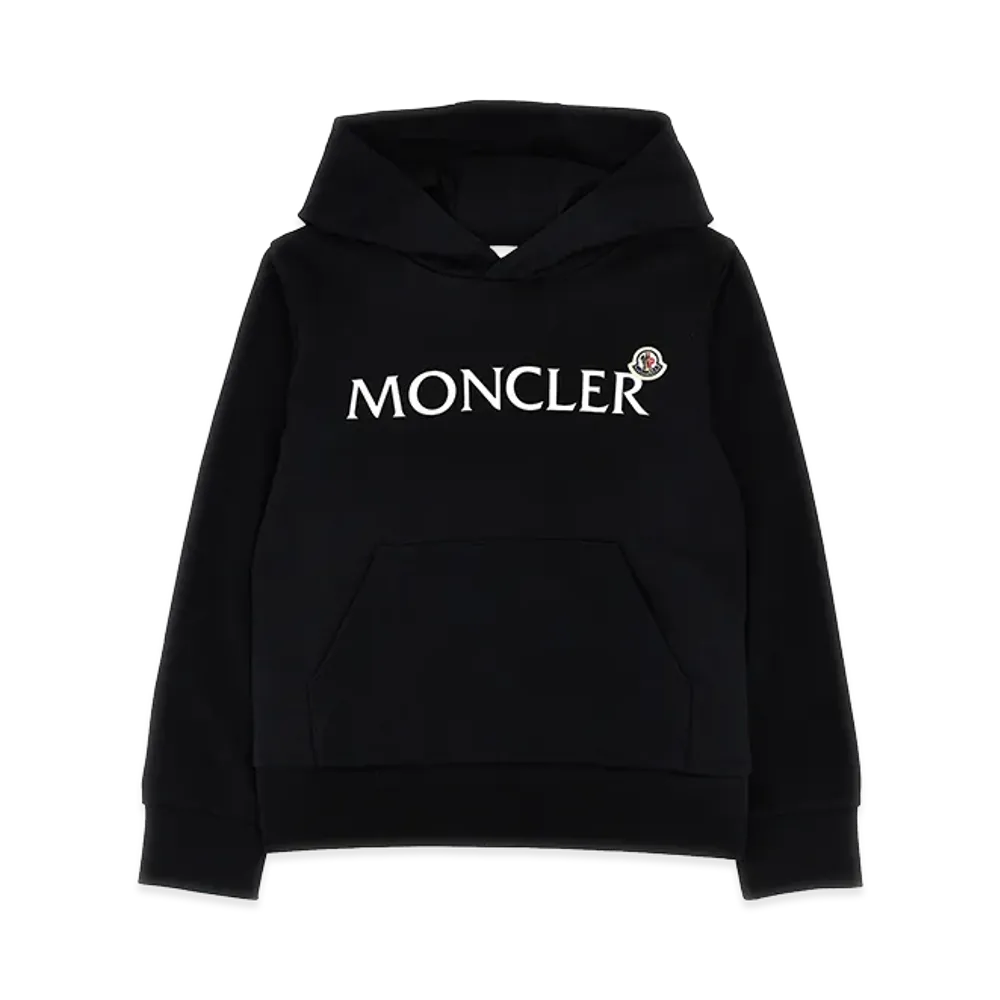 MONCLER Kids Logo Hoodie "Black"