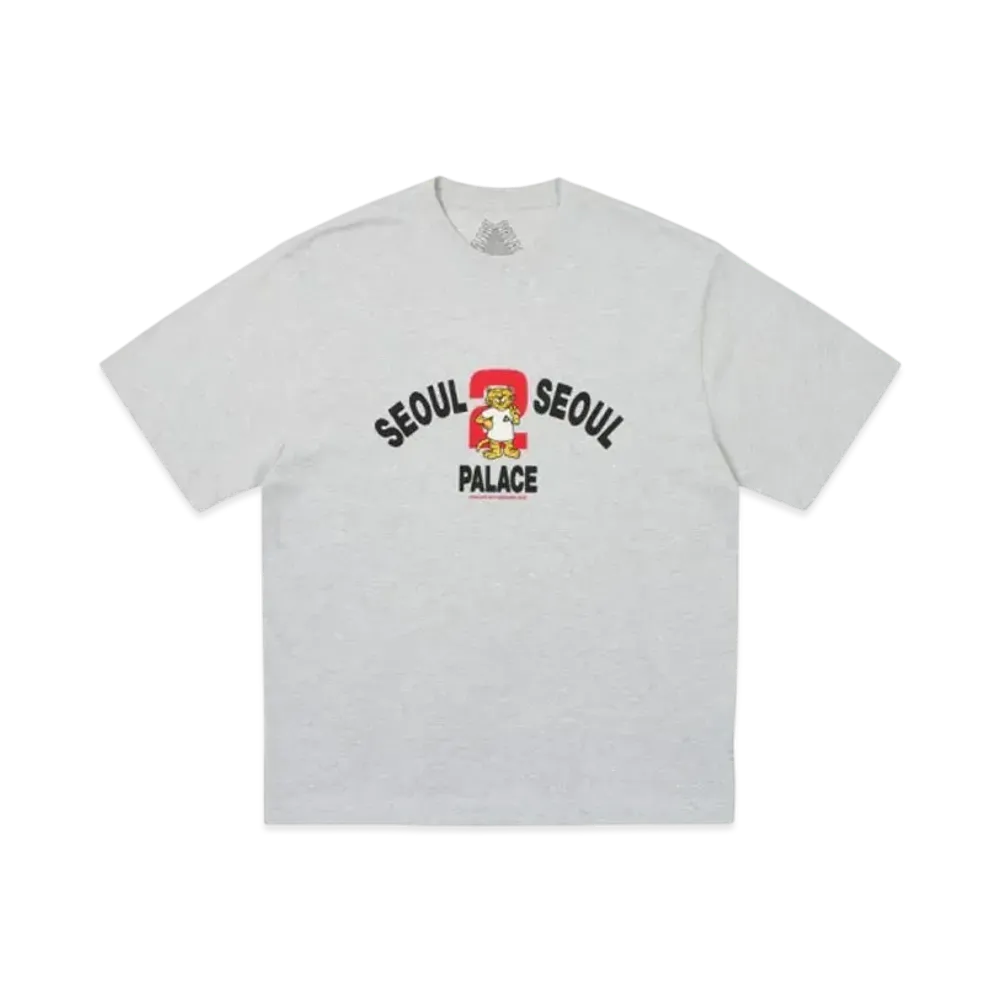 PALACE Seoul 2 Seoul T-Shirt "Grey Marl"