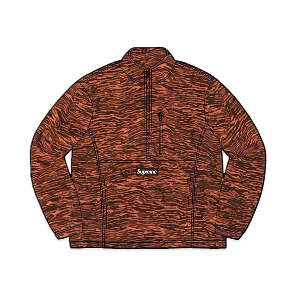 Supreme Polartec Half Zip Pullover "Tiger"