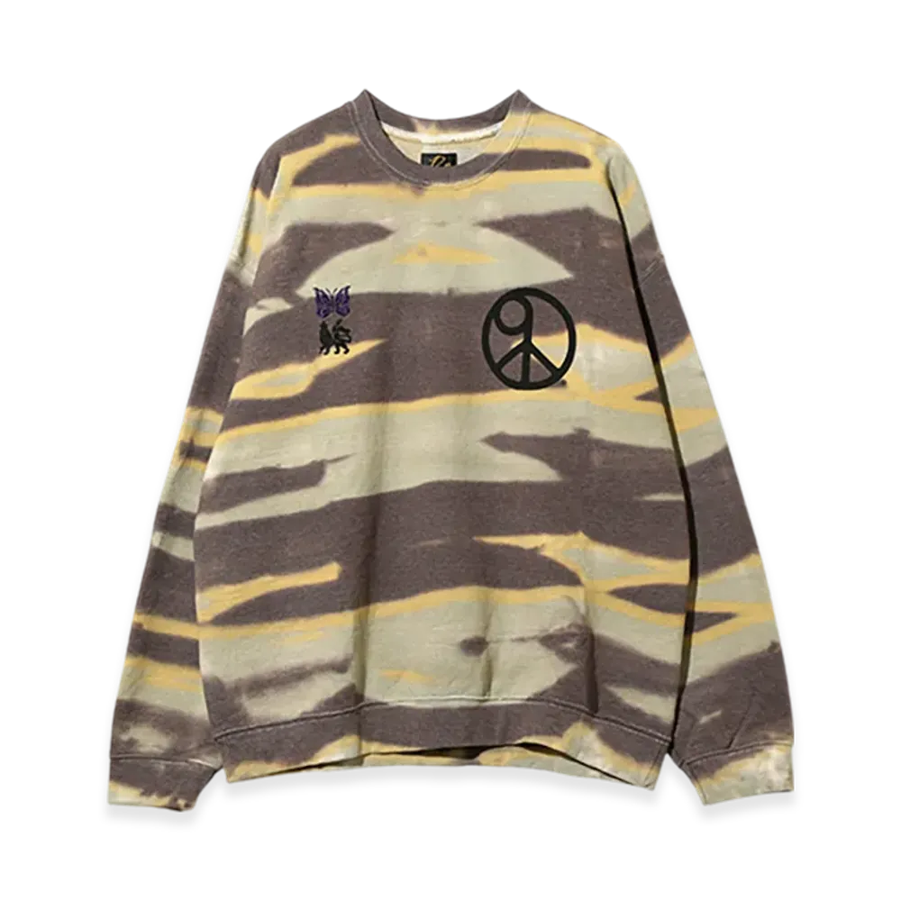 NEEDLES x Sasquatchfabrix. Slowgun Sweat "Peace To World" / Tie Dye "Multi"