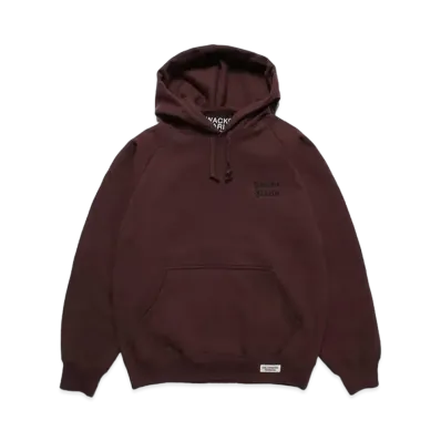 WACKO MARIA Heavy Weight Hooded Sweat Shirt "Burgundy"