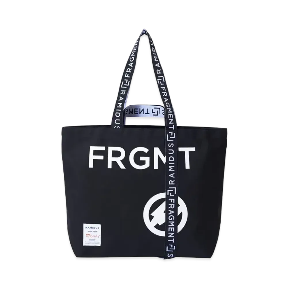 FRAGMENT x RAMIDUS TOTE BAG (L) "Black"