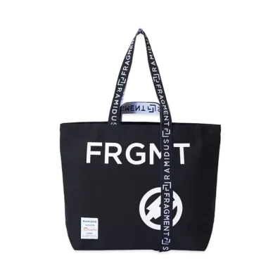 FRAGMENT x RAMIDUS TOTE BAG (L) "Black"