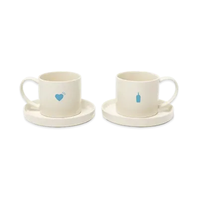 HUMAN MADE x Blue Bottle Coffee Pair Mug "Natural"