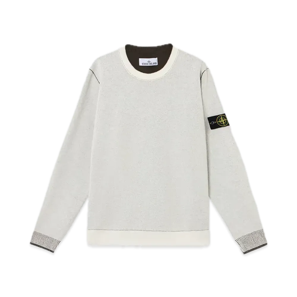 Stone Island 5100021 Double Face In Cotton And Nylon "Ivory"