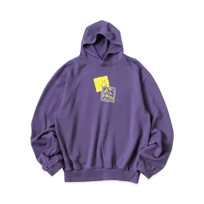 KAPITAL 30/- Fleece Hood Sweatshirt "Purple"