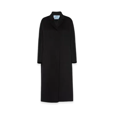 PRADA Women's Single Breasted Coat "Black"