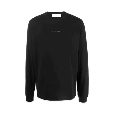1017 ALYX 9SM Logo-Print Long-Sleeved T-Shirt "Black"